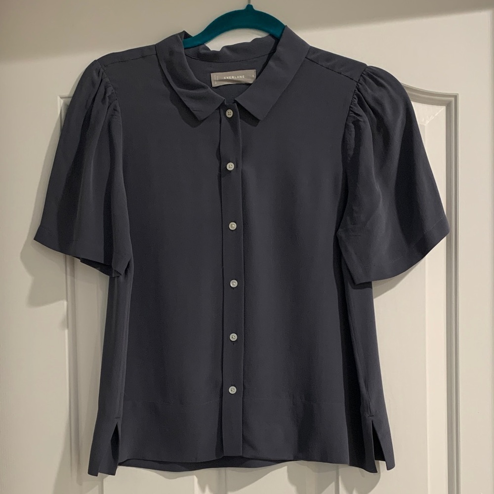 Everlane washable silk Button-Up Blouse